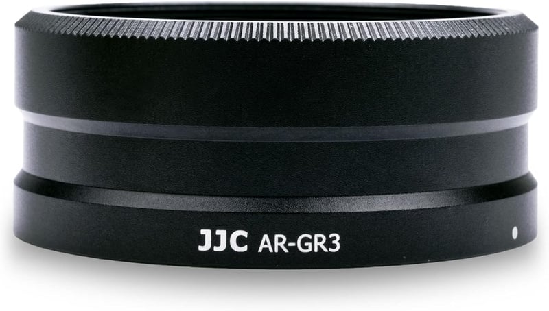 RICOH GR III JJC GA-1 Objektív Adapter Széles Látószögű Konverterhez, 49mm Szűrő Kompatibilis