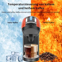 KOTLIE EM-308A Multifunkciós Kávéfőző - Kompatibilis Kapszulákkal/ESE Párnákkal/Őrölt Kávéval, Hideg Kávé Készítési Funkcióval, Automata Kik 5