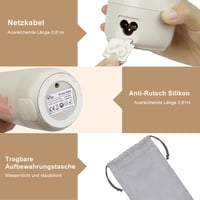 Bear 300ml Elektromos Utazó Vízforraló, 3in1 Rozsdamentes Acél, Hordozható Gyors Felmelegítés 5