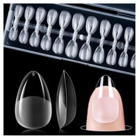 Gelike Extra Rövid Mandula Műköröm Tippek 240db - 12 Méret, Öntapadós 1