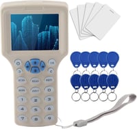VBESTLIFE RFID másoló és NFC kártyaíró készülék 10 frekvenciával, kulcskártyákkal 7