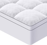 Autsel Matracvédő 160x200 cm - 1200 g/m² Ultra Puha Vastag Matracfedő Csúszásgátló Fülekkel, Hipoallergén Mosható Mikroszálas Matractopper F 1