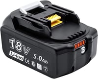 AKKOPOWER 18V 5000mAh Akkumulátor LED Kijelzővel - Makita Kompatibilis 2db 1