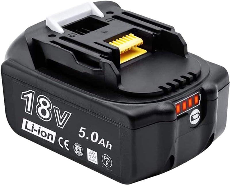 AKKOPOWER 18V 5000mAh Akkumulátor LED Kijelzővel - Makita Kompatibilis 2db