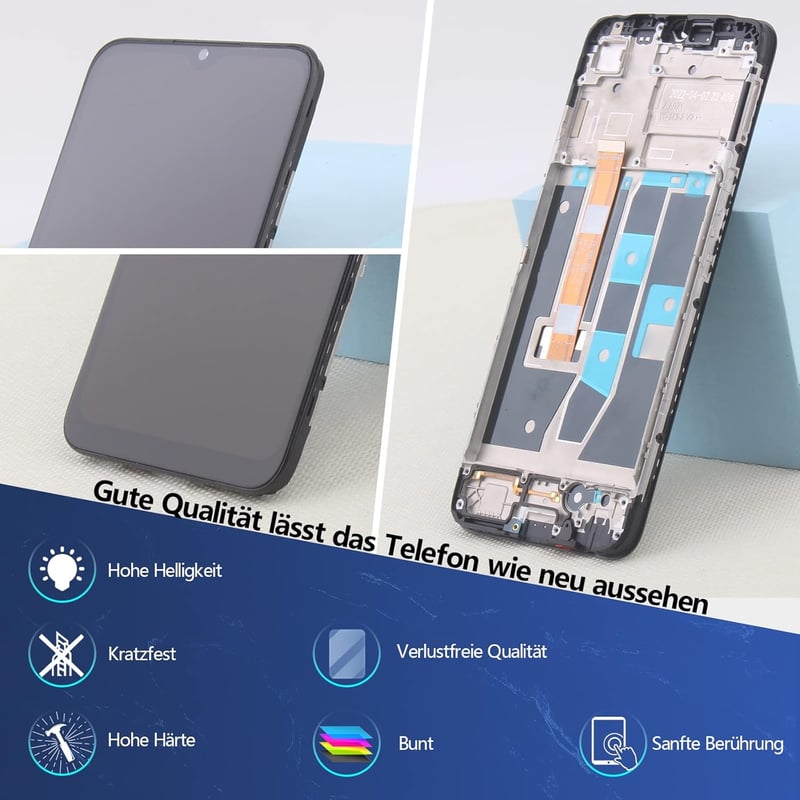 RongZy OPPO A54s CPH2273 LCD Kijelző és Érintőképernyő Csere Szett Kerettel - Fekete Színben, Szerelési Eszközökkel

AI: I've created a Hung