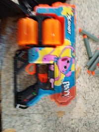 XSHOT Skins Dread Poppy Playtime Kissy habszivacs szivacslövő játékpisztoly 12 lövedékkel — 3 hiányzó lövedék (állapot: lásd a 2. képet) 2