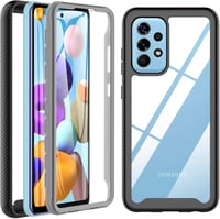 Samsung Galaxy A52s/A52 360 fokos ütésálló tok beépített kijelzővédővel - Fekete 1