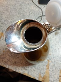 Cabilock Rozsdamentes Acél Termosz Kancsó 1,5 L Dupla Falú Vákuumos Hőtartó Arany Színű — használt (állapot: lásd a 2. képet) 3