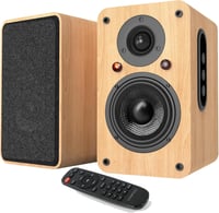 LONPOO LP-42X Bluetooth Polchangszóró HDMI ARC-val, 100W RMS, 4" Szénszálas Mélynyomó, Optikai/Koaxiális/USB/AUX Bemenet, Fejhallgató Kimene 1