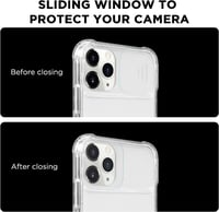 Apple iPhone 11 Pro Rózsaszín Arany Tok Csúsztatható Kameravédővel 4