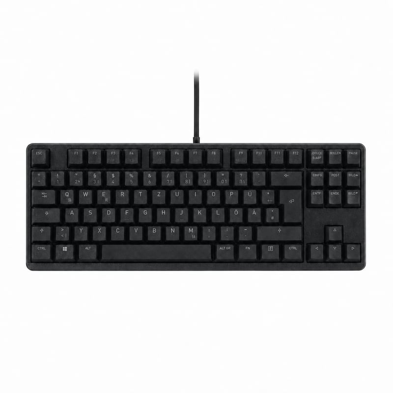 CHERRY G80-3000N RGB TKL Mechanikus Gaming Billentyűzet MX Silent — hibás, részben működik: nem működő világítás (állapot: lásd a 2. képet)