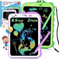 Unikornis és Dinó Mintás 8,5" LCD Rajztábla Gyerekeknek - 2 db-os Szett 1