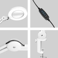 Beyamz LED Nagyító Lámpa 5 Dioptriás 125mm Lencsével - Szabályozható 3 Színmódú Munkahelyi Kozmetikai Lámpa Kézműveseknek 3