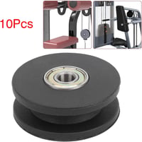 Fitnesz géphez való 50 mm-es nylon csapágyas görgő, 10 db-os szett 8
