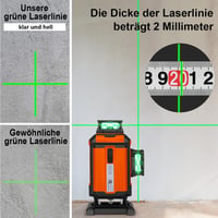 TakamineTech Zöld Keresztvonalas Lézer - 4x360° Önszintező Lézeres Szintező, 16 Vonalas Építési Lézer, 5200 mAh Akkumulátor, Távirányítható, 3
