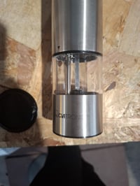 Elektrický mlynček na soľ a korenie Clatronic PSM 3004 N s keramickým mlecím mechanizmom, LED svetlom, ovládaním jednou rukou, nehrdzavejúca oceľ, 1 ks 3