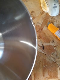 Sitram Endurance 717097 rozsdamentes acél wok serpenyő 28 cm, 3 rétegű alap, indukciós — széli horpadások (állapot: lásd a 2. képet) 2