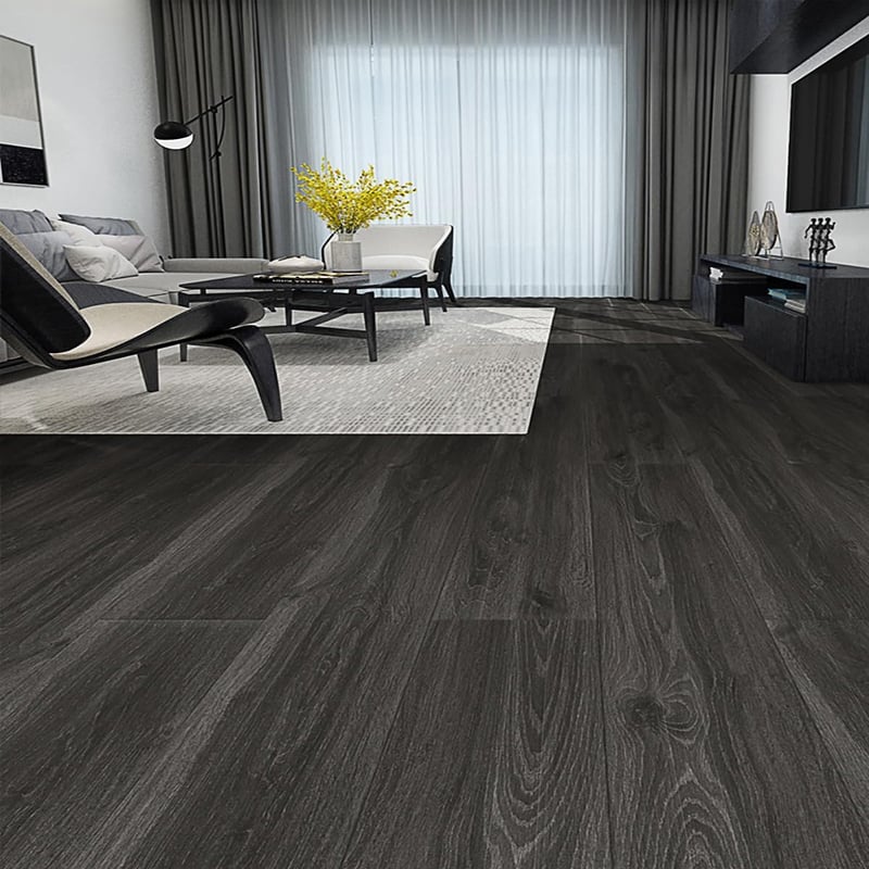 INMOZATA Öntapadós PVC Padlóburkolat - 5,02 m² / 36 Lap, Sötétszürke, Vízálló, Csúszásmentes, 2 mm Vastag, Könnyen Vágható Vinyl Padlólap