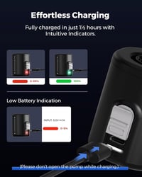 FLEXTAILGEAR Tiny Pump 2.0 - Hordozható USB-C Elektromos Légpumpa Matracokhoz, 4kPa 6