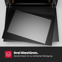 GASLAND ES609321DSH Beépíthető Sütő 70L - 9 Funkciós Elektromos Sütő Forrólevegővel, Teleszkópos Sínnel, Rozsdamentes Acél, Gyerekzárral 6