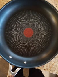 Tefal Jamie Oliver Cook's Direct On serpenyő 28 cm, indukciós, tapadásmentes, rozsdamentes acél, Thermo-Signal jelzővel, használt 3