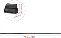 Bosch 70,5 cm-es Szélvédőtörlő Gumi, 8 mm-es Rögzítéssel 4