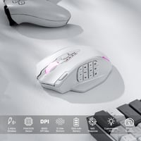 Redragon M913 Wireless Gaming Egér 16000 DPI RGB 12 Oldalsó Gomb MMO 3