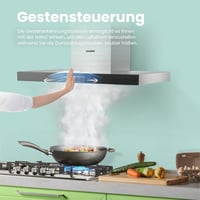 COMFEE' 90cm-es A+++ Energiaosztályú Páraelszívó, 650m³/h Teljesítmény, Gesztus Vezérléssel 3