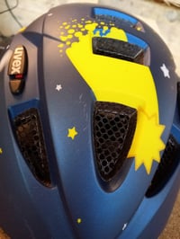 Cască de ciclism pentru copii Uvex Kid 2 CC - Dark Blue Rocket Matt - 46-52 cm - Suprafață zgâriată - Produs de prezentare (stare: vezi a 2-a imagine) 4