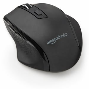 Mouse wireless ergonomic AmazonBasics - negru — fără dongle USB (stare: vezi a 2-a imagine)