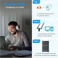 TP-Link AC1200 Nagy Teljesítményű WiFi USB Adapter Windows és Mac Kompatibilis 8