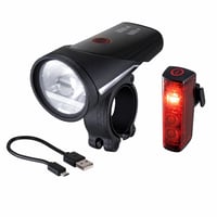 Set lumini bicicletă Sigma Aura 100 și Blaze Link — defect, funcționează parțial: lumina față nu se aprinde, cea spate funcționează parțial (stare: vezi a 2-a poză) 1