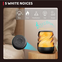 Fehér Zaj Gép 3 az 1-ben: Bluetooth Hangszóró és Hangulatfény Alvássegítő 3