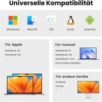UGREEN Bluetooth billentyűzet-egér szett, vezeték nélküli, német kiosztás 8