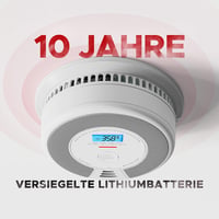 X-Sense füst- és szénmonoxid-érzékelő készlet, LCD kijelzővel, 10 éves elemmel, 3 db 4
