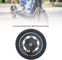 BuyWeek Defektbiztos Első Kerék MAX G30D Elektromos Rollerhez - Vákuum Gumiabroncs Csúszásgátló Felülettel, Nagy Teherbírású Cserekerék 3