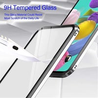 Xiaomi Mi 11 mágneses tok - 360°-os védelem, alumínium keret, edzett üveg, ezüst 3