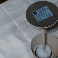 Stolová lampa BOLD Umbo Solar – Stmievateľné vonkajšie a záhradné svietidlo — plast na hlave svietidla je zvnútra prasknutý (stav: pozri 2. obrázok) 2