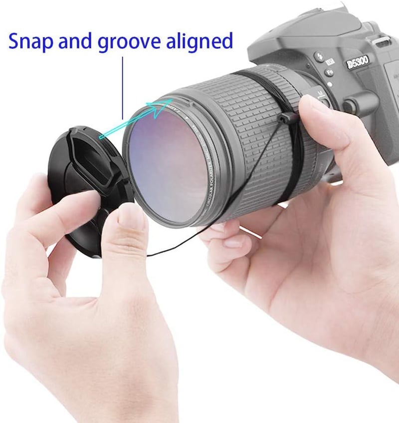 Canon EF-M 15-45mm objektívhez 49mm-es fekete sapka, 2 darabos szett - Bontott