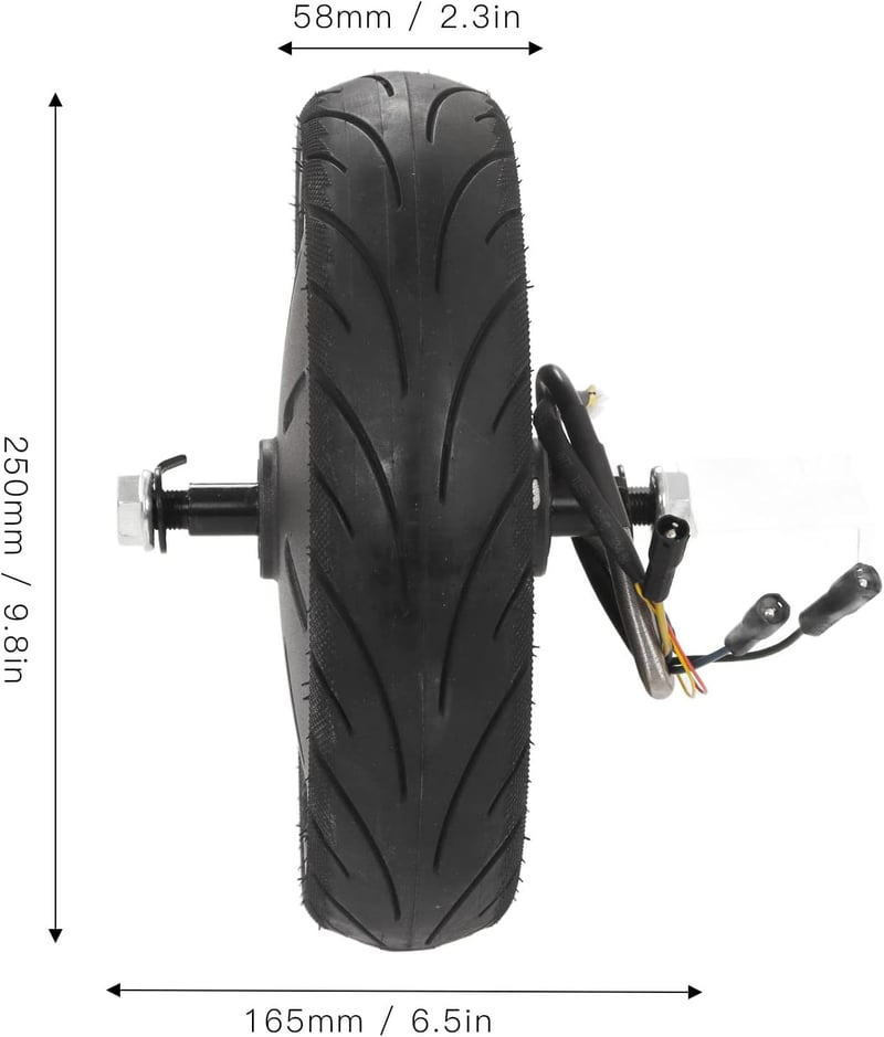 Ninebot MAX G30 350W csúszásmentes gumis hátsókerék-motor