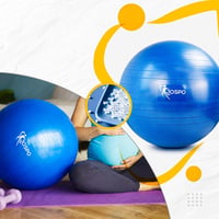 Jospo Fekete Fitness Labda Pumpával - 350kg Teherbírású Yoga Ball S-es Méret 7