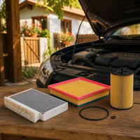 Set za servis motora: 1x filter kabine s aktivnim ugljenom + 1x filter zraka + 1x filter ulja s brtvom 1