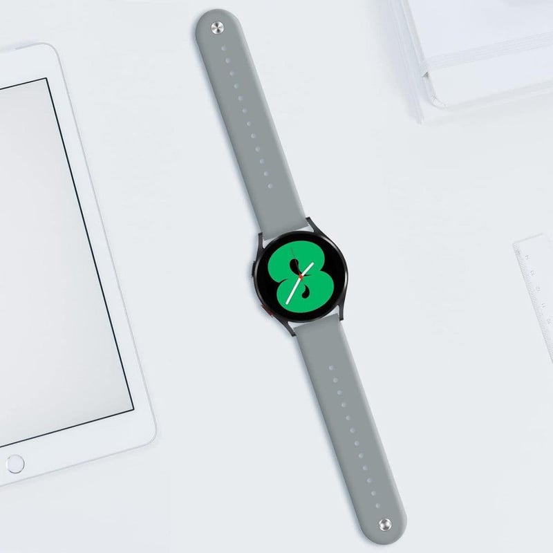Samsung Galaxy Watch 3 Felhős Szürke Szilikon Sportszíj