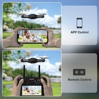 karuisrc K600 GPS Drón 1080P Kamerával, Beépített HD Kijelzős Távirányítóval, Összecsukható, Szélálló, SD Kártyával és Hordtáskával, Kezdőkn 6