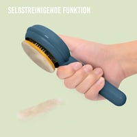 Cleanpet Öntisztító Kefe Rövid Szőrű Kutyáknak és Macskáknak - Kék 5