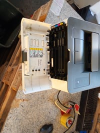 HP Color Laser 150nw laserski pisač u boji, A4, Wi-Fi, LAN, USB, 18 str/min, bijelo-sivi, rabljeno 3