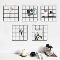 Fekete fotórács fali dekoráció 20x20 cm - Stílusos fotófal 6
