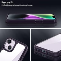 iPhone 14 Plus Védőtok Kék Szett: Tok, Képernyő- és Kameravédő 5