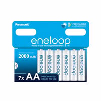 Panasonic eneloop AA punjive NiMH baterije, 2000 mAh, prethodno napunjene, set od 7 komada 2