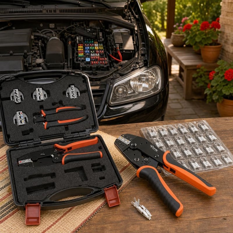 Set za popravak osigurača: 30x VW konektor + 9-dijelni set kliješta